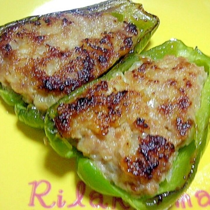 豚ひき肉オンリーでピーマンの肉詰め レシピ 作り方 By デラみーやん 楽天レシピ